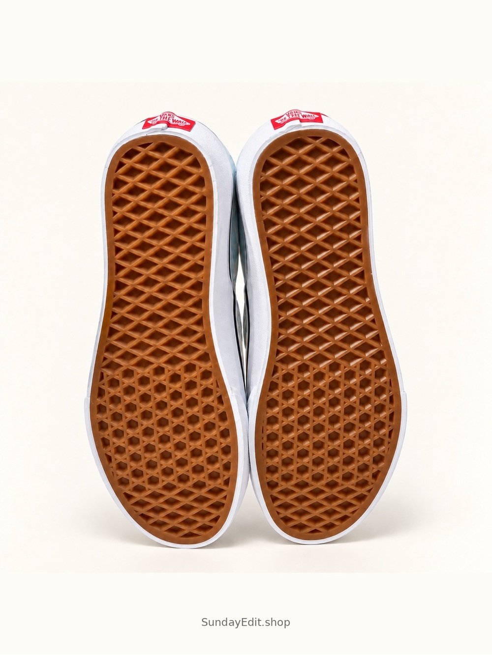 Vans Slip-On Checkerboard in Light Blue and White | Women’s Size 8.5 - Picture 4 of 4